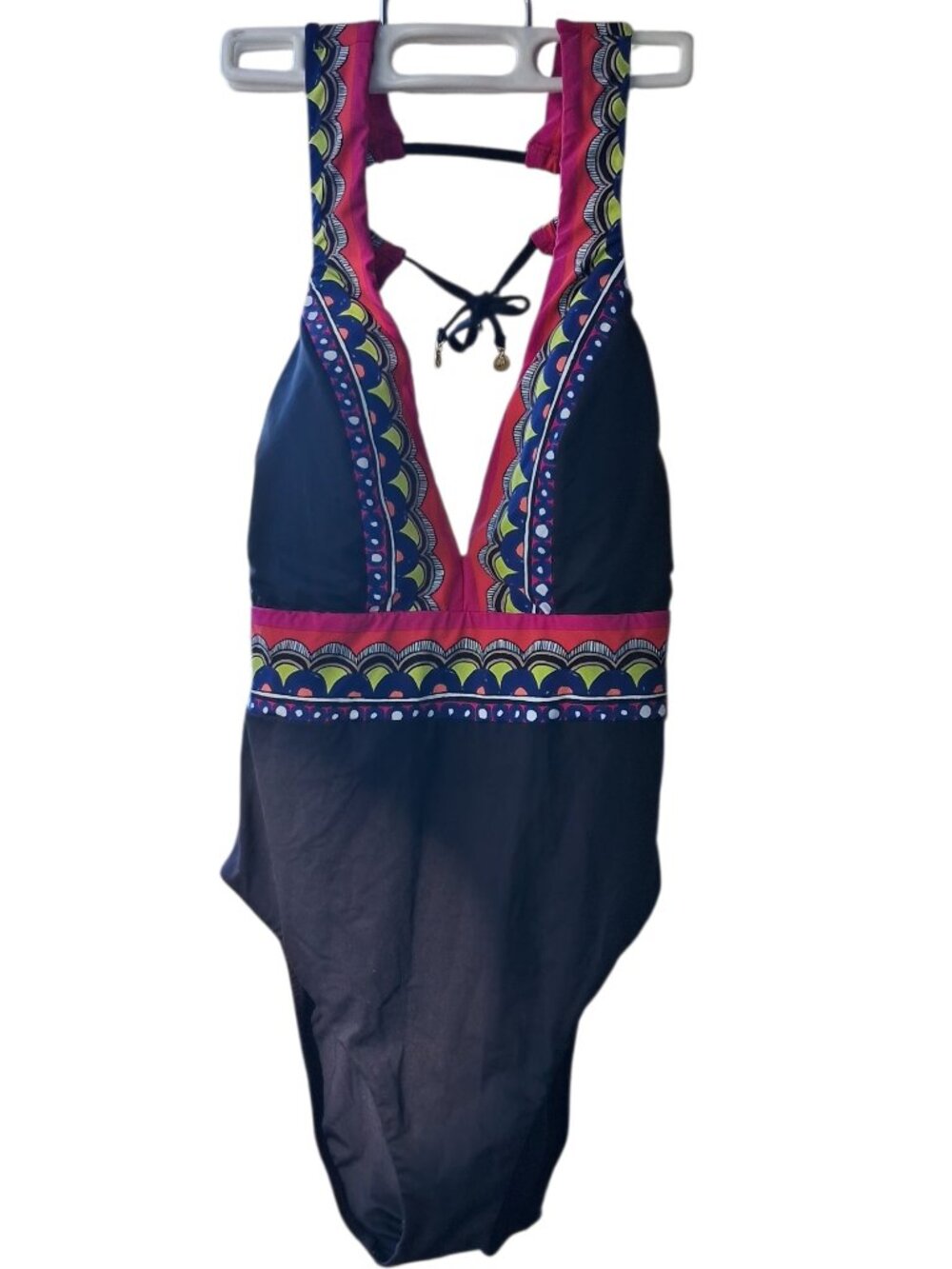 Trina Turk Tanzania Scarf One-Piece  Swim suite Size 8